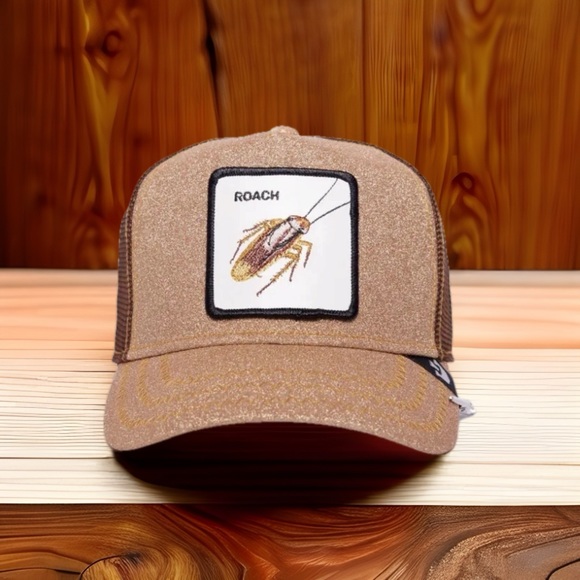 Goorin Bros - Limited Edition Mesh Trucker Hat - Clypse Roach Clip - Brown NWT - Picture 2 of 5